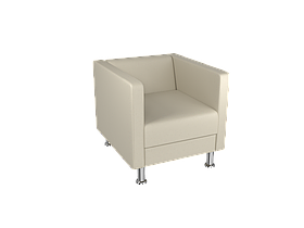 Офісне крісло BNB Bongo Одномісне Біле (Колір 2200)