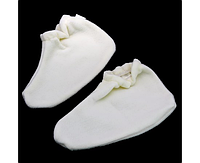 Носочки для парафинотерапии Jerden Proff флисовые, белые