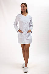 Халат жіночий медичний, розмір 50, Лера тканина котон еліт