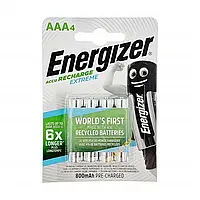 Аккумуляторы Energizer Recharge Extreme AAA/HR03 LSD Ni-MH 800 mAh BL 4шт