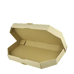 Коробка для піци «Кальцоне»  320х160х35 мм бура - крафт