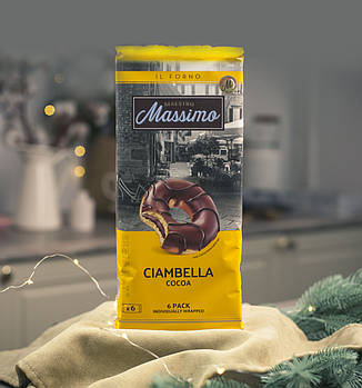 Донат з шоколадом Maestro Massimo Ciambella Cocoa 300 г. Італія