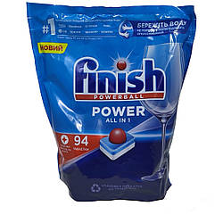 Таблетки Finish Power All in one для посудомийних машин 94шт.