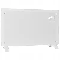 Конвекторный обогреватель Volt Polska 2в1 TermoGlass Pro 2000W Wi-Fi SMART White Обогреватель электрический