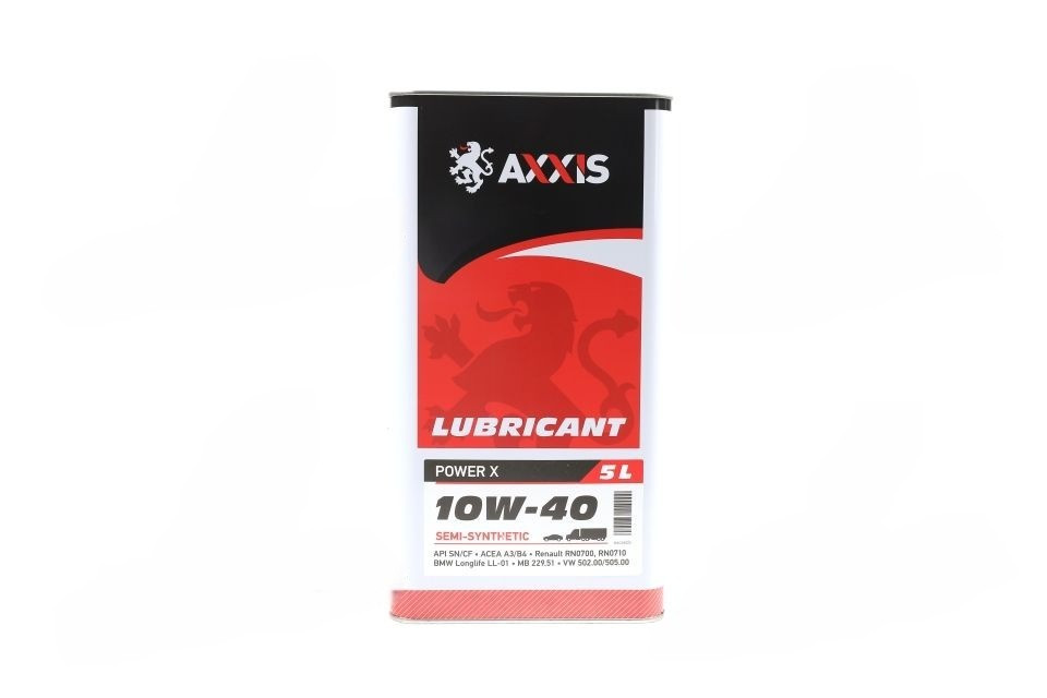 Масло моторн. AXXIS 10W-40 Power Х (Канистра 5л) 48021286119