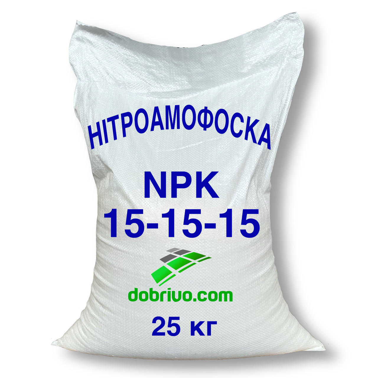 Нітроамофоска NPK 15-15-15, мішок 25 кг, Україна, мінеральне добриво