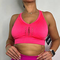 Спортивный Топ Victoria's Secret PINK Mesh Sports Bra Розовый неоновый, М