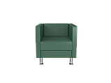 Офісне крісло BNB Bongo Одномісне Зелене (Колір 2226), фото 2