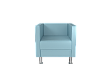 Офісне крісло BNB Bongo Одномісне Блакитне (Колір 2226), фото 2
