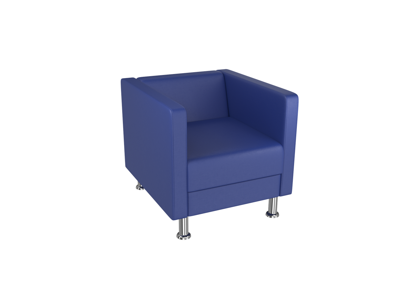 Офісне крісло BNB Bongo Одномісне Синє (Колір 2227)