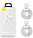 Кабель Baseus Simple Wisdom Data Cable Kit USB to ip PD 20W 1.5m White (TZCATLZJ-02), фото 6