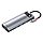 USB-хаб Baseus 8in1 Metal Gleam 8-Port Type-C HUB Adapter Type-C to USB3.0*3, Type-C(PD)*1, 4KHDMI, RJ45, TF, SD Сірий, фото 4