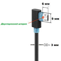 Г-подібний двосторонній Micro USB кабель для заряджання та синхронізації даних, фото 2