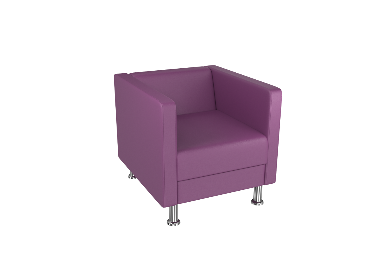 Офісне крісло BNB Bongo Одномісне Фіолетове (Колір 2230)