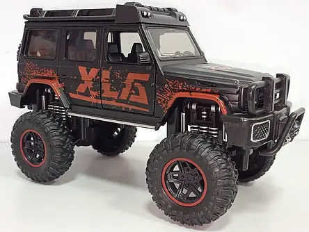 Інерційна машинка джип Автосвіт AP-1709 (21 см, масштаб 1:24, металева, звук, світло), фото 1