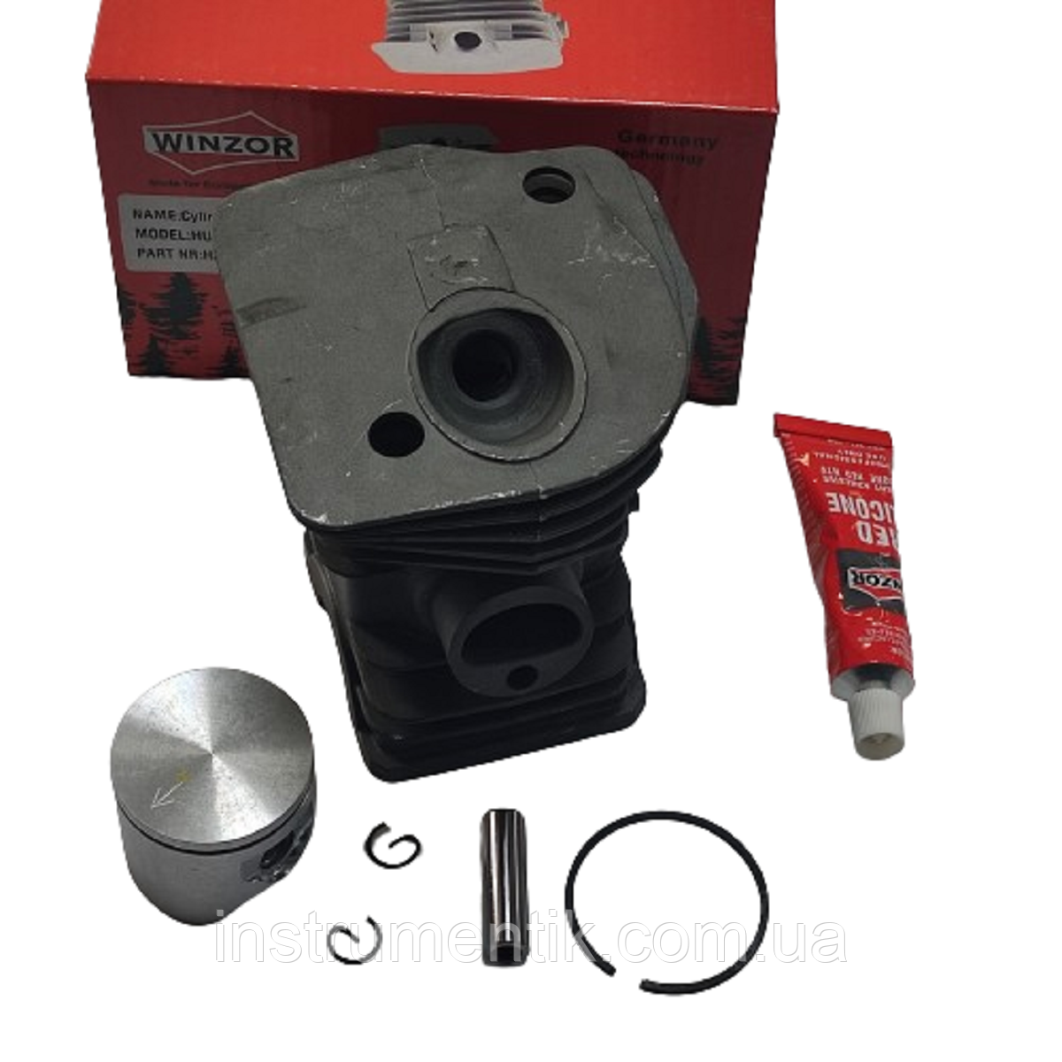 Циліндр і поршень winzor для бензопил HU 340,340e, фото 1