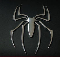 Автозначок сталевий значок Павук 3D наклейка на автомобіль мотоцикл машину капот крила багажник авто