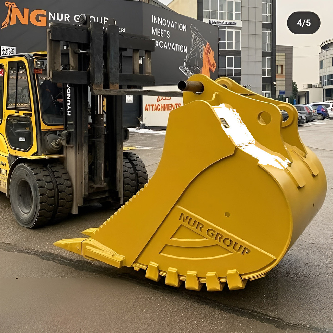 Скальний надсилений ківш для екскаватора NG Attachments, фото 1