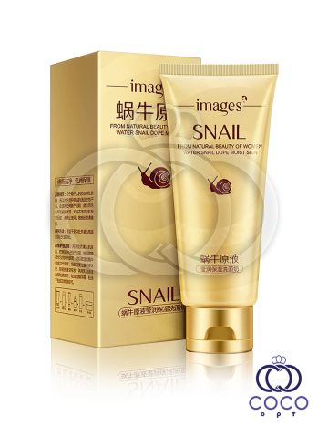 Пінка для вмивання Images Snail Cleanser з екстрактом равлика та гіалуроновою кислотою, фото 1