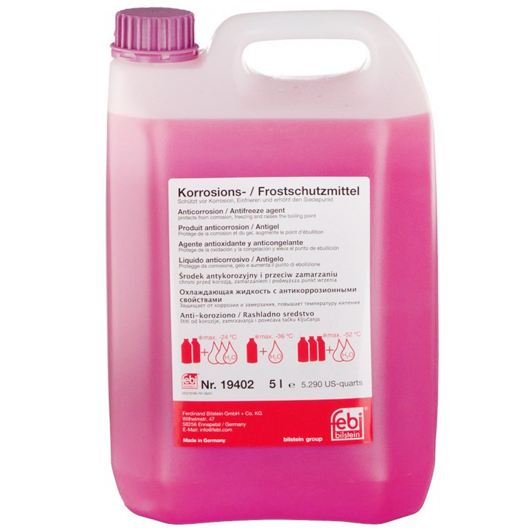 Febi G12+ фіолетовий, 5 л (19402) концентрат антифризу, фото 1