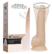 Фалоїмітатор з ротацією Naked ADDICTION James 8<unk> Rotating&Vibrating Dong (м'ята упаковка!!!, фото 10
