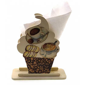 Підставка для серветок настільна в кафе Морозиво 10х12х4см