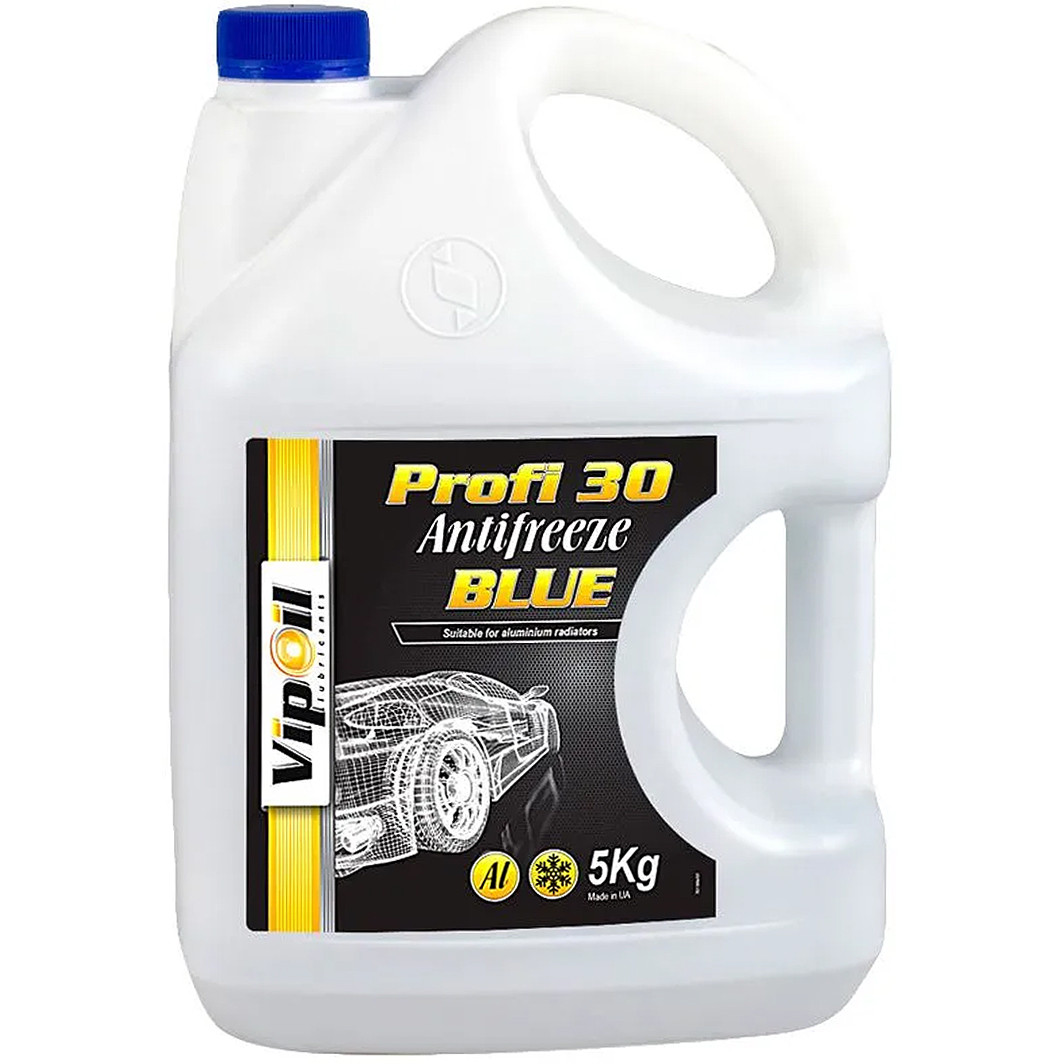 Готовий антифриз VIPOIL Profi 30 G11 синій -24 °C, фото 1