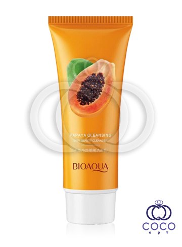 Пінка для вмивання на основі екстракту папаї Bioaqua Papaya Cleansing 100g, фото 1