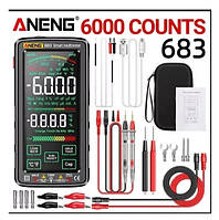 ANENG 683 PRO Цифровий автоматичний мультиметр тестер (AC/DC, сенсорний екран, Li-ion 3.7V 2800mA)