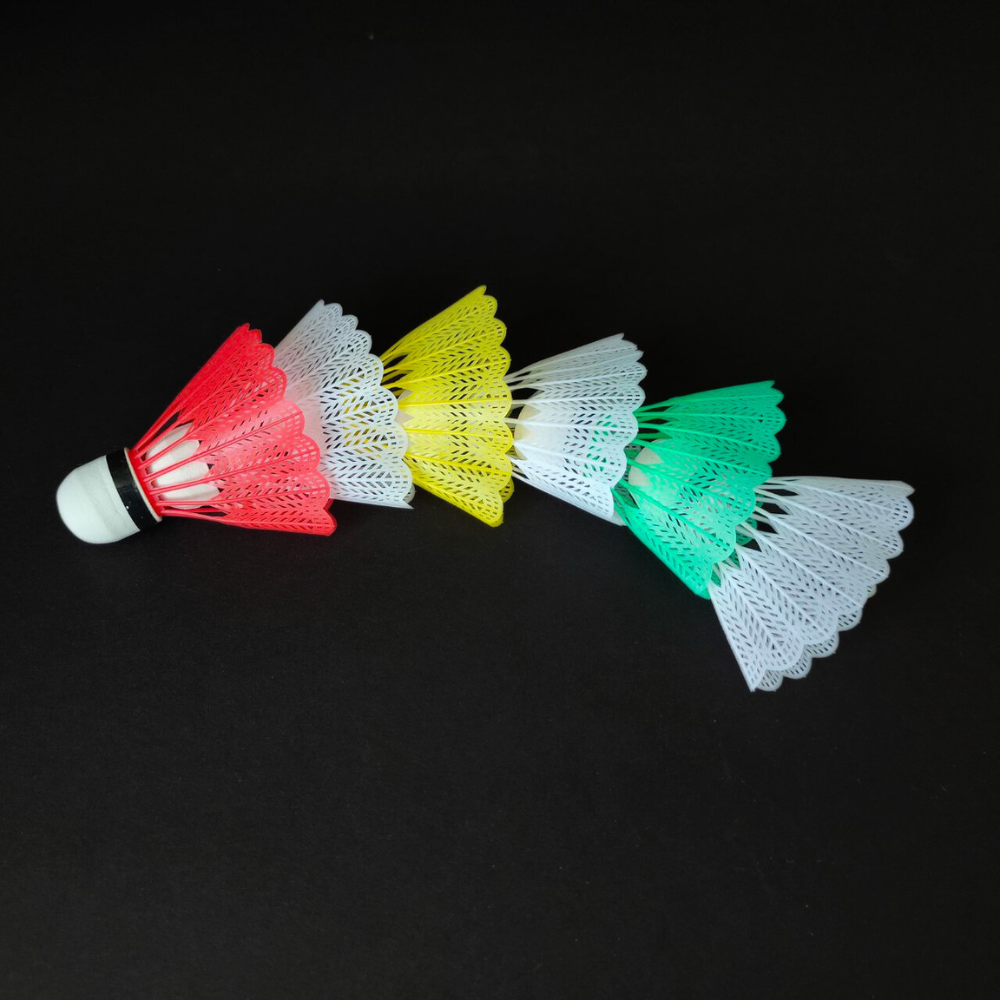 Набор воланов для бадминтона цветные воланы для игры в бадминтон Пластиковые SP-Sport (2104-6) - фото 6 - id-p2043654742