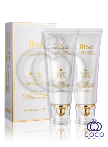 Набір для очищення шкіри з амінокислотами Jlisa Amino Acid Clear Through Cleanser Day/Night 2*100 g, фото 1