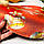 Кругла помаранчева новорічна серветка 38 см (НГК-4), фото 2