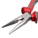 Довгогубці прямі 160мм, С55 INTERTOOL HT-0127, фото 3