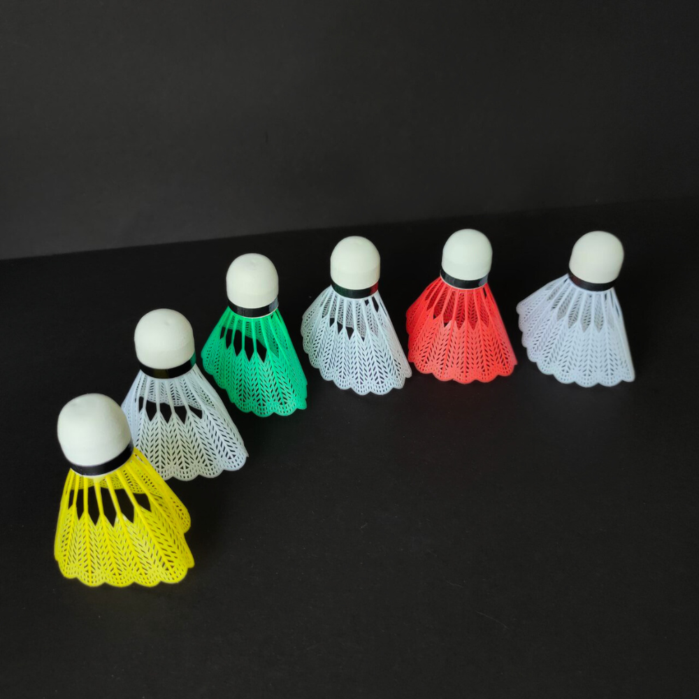 Набор воланов для бадминтона цветные воланы для игры в бадминтон Пластиковые SP-Sport (2104-6) - фото 3 - id-p2043661362