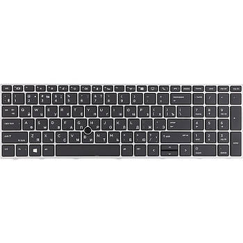 Клавіатура для ноутбука HP Zbook 15 G5 чорна, без фрейму, підсвітка