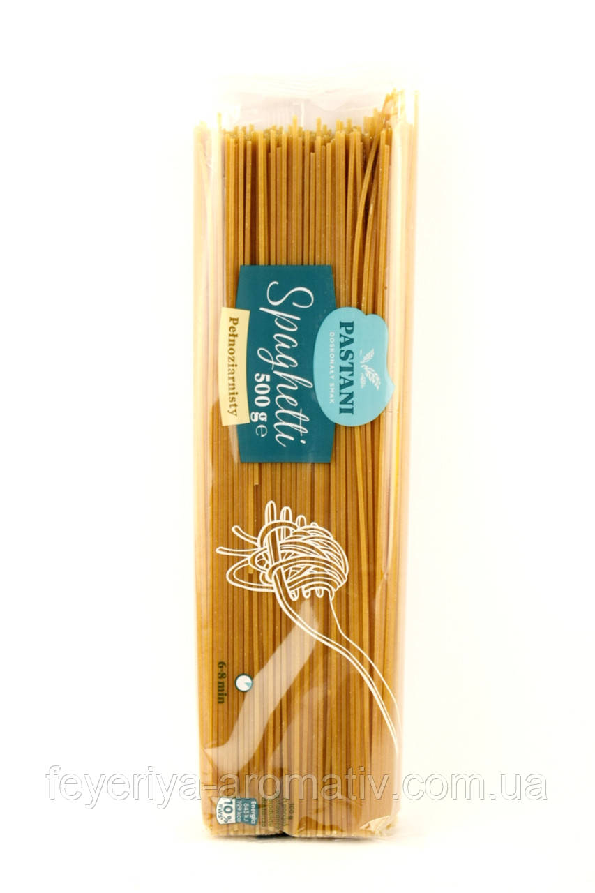 Макарони цільнозернові Pastani Spaghetti 500 г Польща