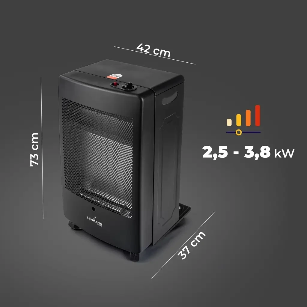 Газовый компактный нагреватель 5kW Газовый нагреватель для кафе Lehmann (Обогреватели газовых баллонов) - фото 6 - id-p2043668662