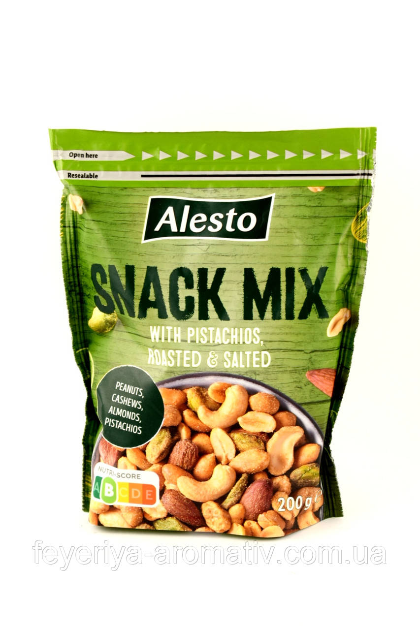 Горіхова суміш з фісташками Alesto Snack Mix 200 г Німеччина