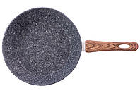 Сковорода антипригарная Kamille - 260 мм Granite глубокая от магазина style & step