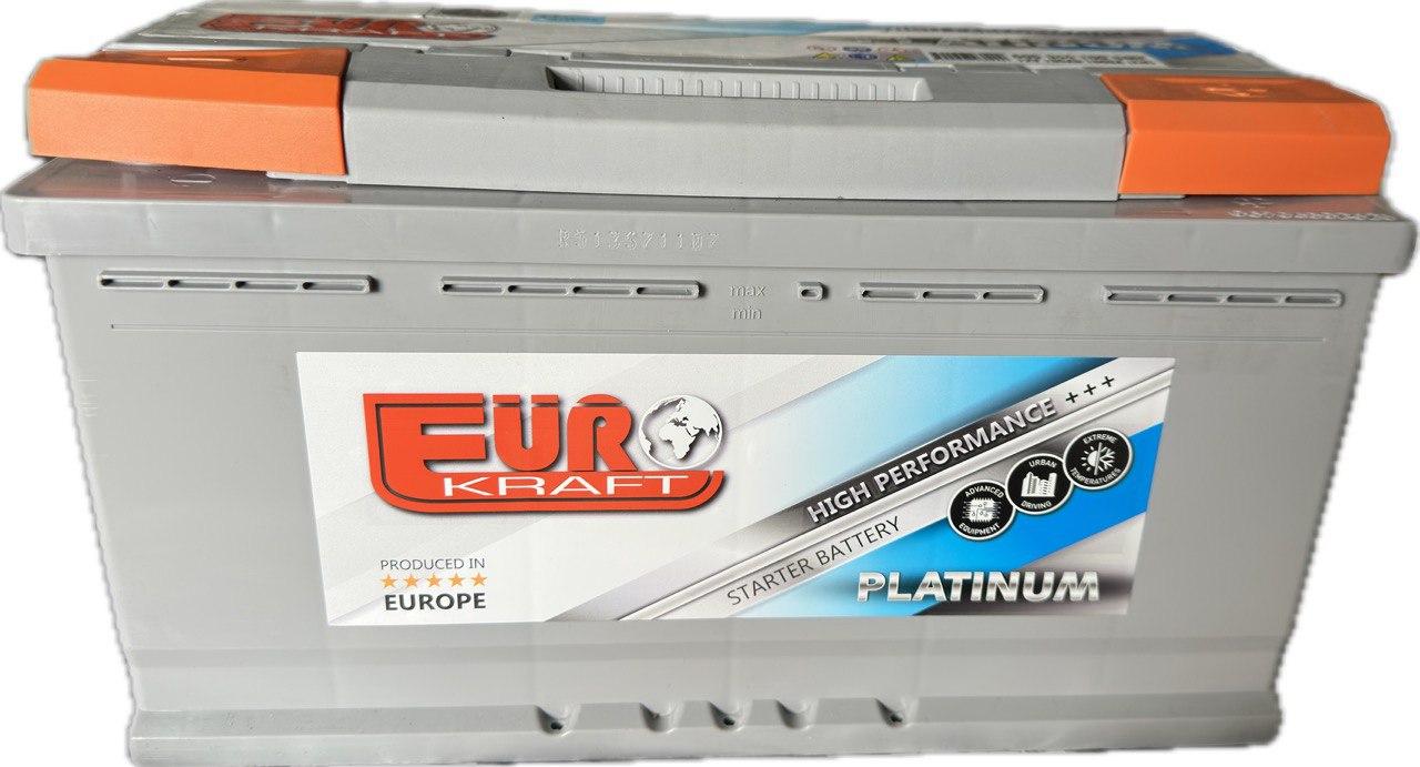 Акумулятор автомобільний 105А·год (-/+) PLATINUM АКБ 353x175x190, фото 1