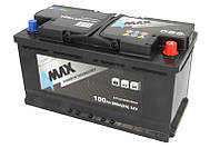 Аккумулятор 4MAX 12В 100Ач/800A (EN) ECOLINE (P+ стандартные клеммы) 353x175x190 B13 - флянец 10.5 мм (пуск)