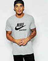 Мужская спортивная футболка (Найк) Nike, турецкий трикотаж S