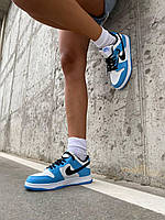 Кроссовки, кеды отличное качество Nike SB Dunk Low Blue White Black Размер 36