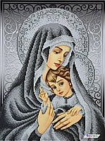 БСР-3339 Мадонна з немовлям, набір для вишивки бісером ікони