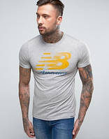 Мужская спортивная футболка (Нью Беланс) New Balance, турецкий трикотаж S