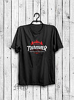 Мужская спортивная футболка (Трешер) Thrasher, турецкий трикотаж