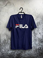 Мужская спортивная футболка (Фила) Fila, турецкий трикотаж S