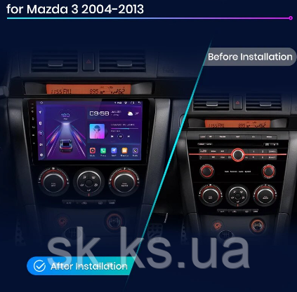 Junsun 4G Android магнітолу для Mazda 3 2004 — 2013 BK BL Axela wifi