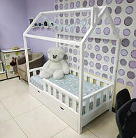 ХІТ ПРОДАЖУ!  Ліжко будинок дерево. Будь-який колір і розмір!