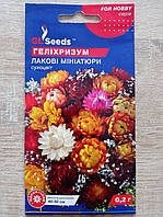 Семена GL Seeds Сухоцвет Гелихризум Лаковые миниатюры 0.2 г